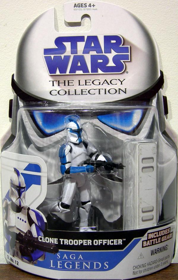 Clone Trooper Officer (The Legacy Collection, blue, SL No. 12)