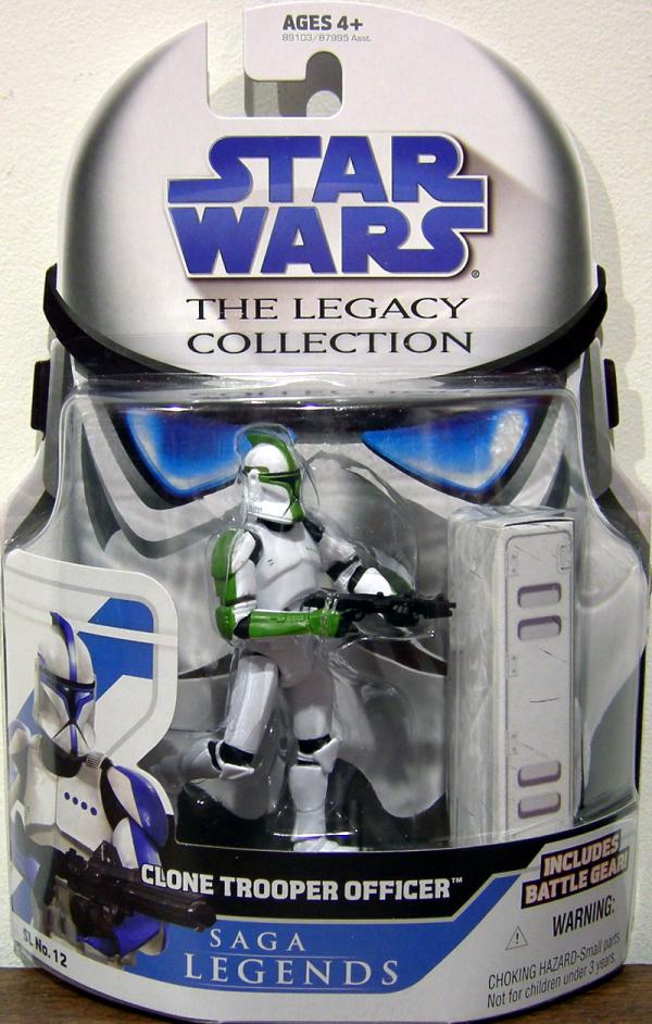 Clone Trooper Officer (The Legacy Collection, green, SL No. 12)