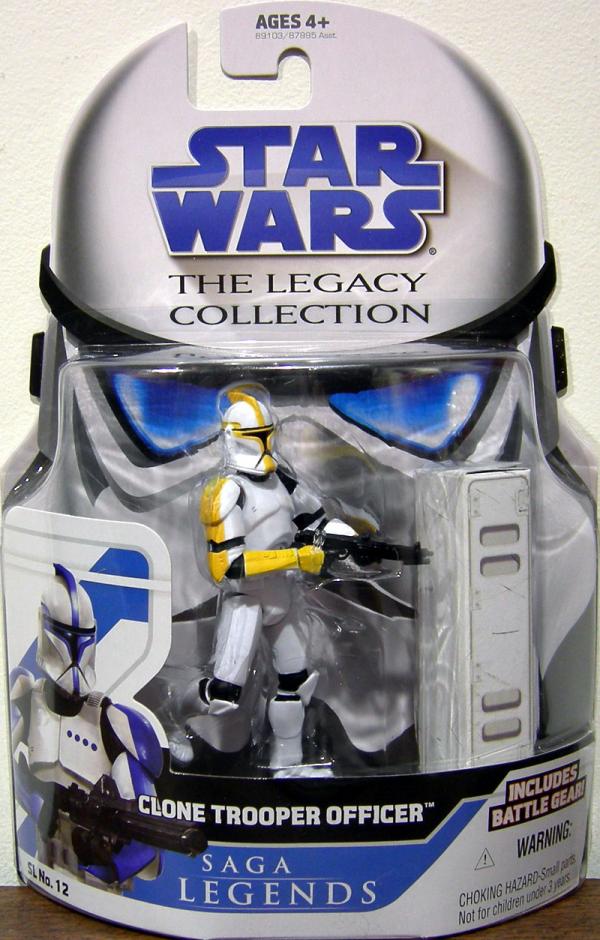 Clone Trooper Officer (The Legacy Collection, yellow, SL No. 12)