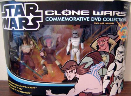 Clone Wars Commemorative DVD Collection 3-Pack (Animated Pack 1)