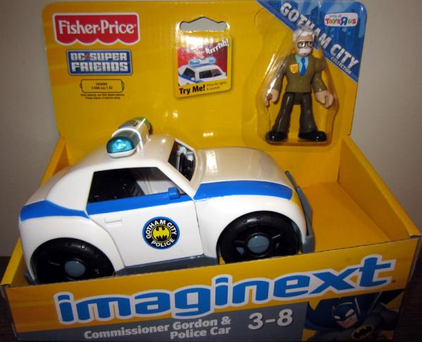 Commissioner Gordon & Police Car (Imaginext, Toys R Us Exclusive)