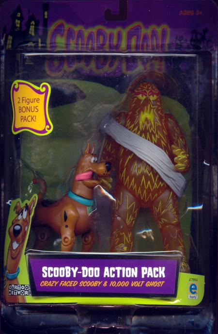 Crazy Faced Scooby & 10,000 Volt Ghost 2-Pack