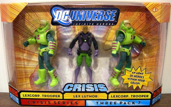 Lexcorp Trooper, Lex Luthor & Lexcorp Trooper (Infinite Heroes three pack 7, blonde hair)