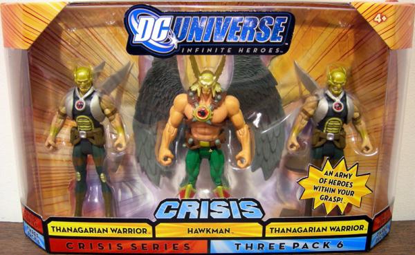 Hawkman & 2 Thanagarian Warriors (Crisis Series 6)