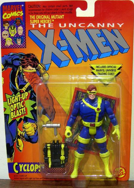 Cyclops Light-Up Optic Blast X-Men action figure