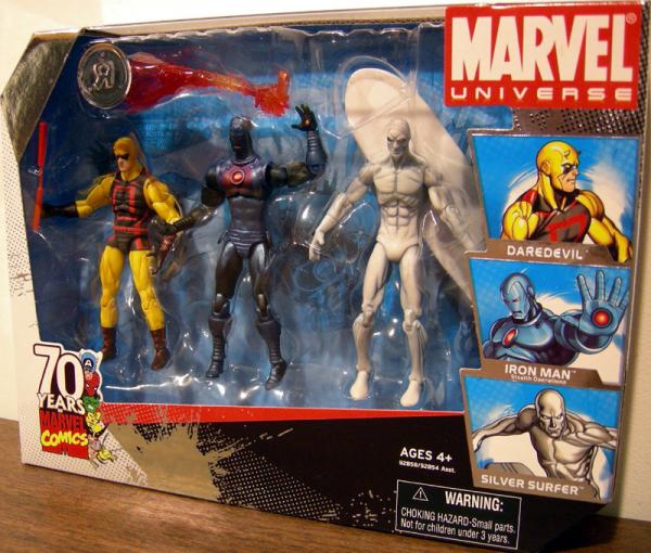 Daredevil, Iron Man Stealth Operations & Silver Surfer Marvel Universe