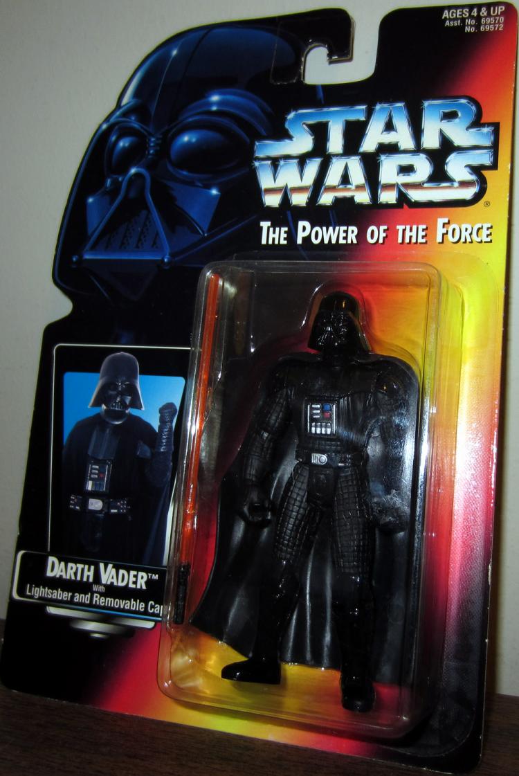 Darth Vader (orange card, long lightsaber)
