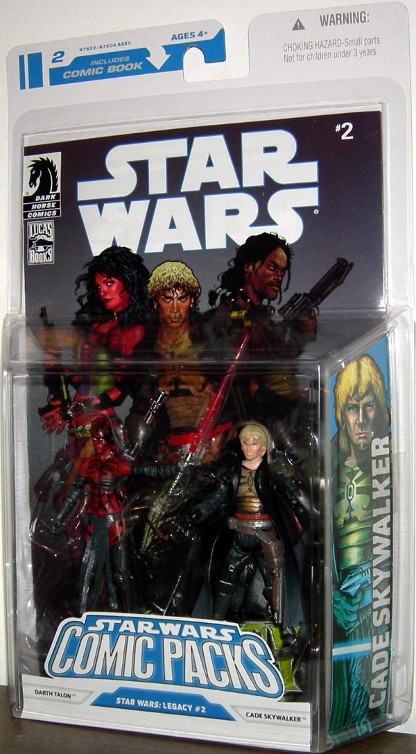 Darth Talon & Cade Skywalker with rifle Star Wars Comic Packs Legacy 2