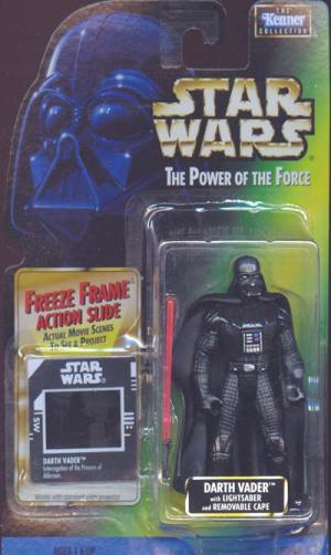 Kenner Star Wars Power of the Force Freeze Frame Darth Vader Action Figure for sale online 