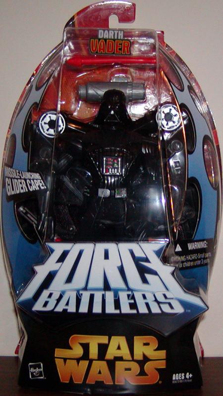 Darth Vader with missile-launching cape (Force Battlers)