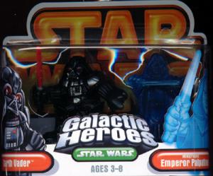 Darth Vader & Holographic Emperor Palpatine (Galactic Heroes)