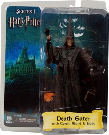 Skull Face Death Eater with torch, wand & base