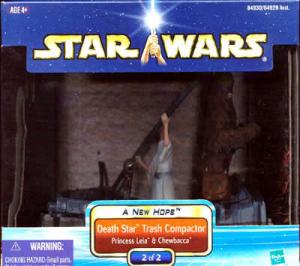 Death Star Trash Compactor (Princess Leia & Chewbacca)