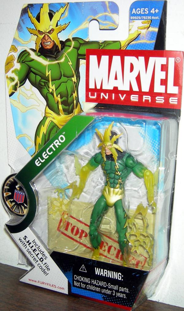 Electro (Marvel Universe, #025, Translucent Arms & Hands Variant)