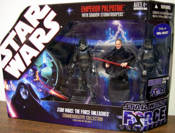 Force Unleashed 3-Pack (Emperor Palpatine with Shadow Stormtroopers)