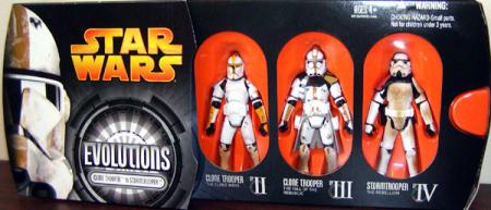 Clone Trooper to Stormtrooper Evolutions 3-Pack