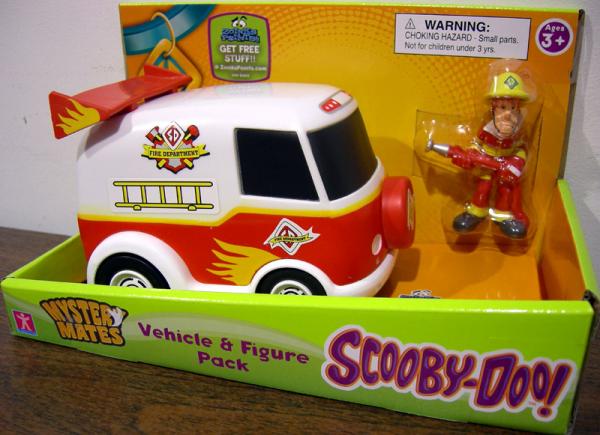 Fire Department Van & Shaggy Set (Mystery Mates)