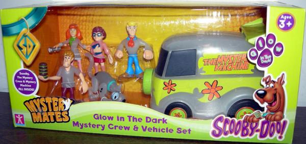 Glow in The Dark Mystery Crew & Vehicle Set (Mystery Mates)