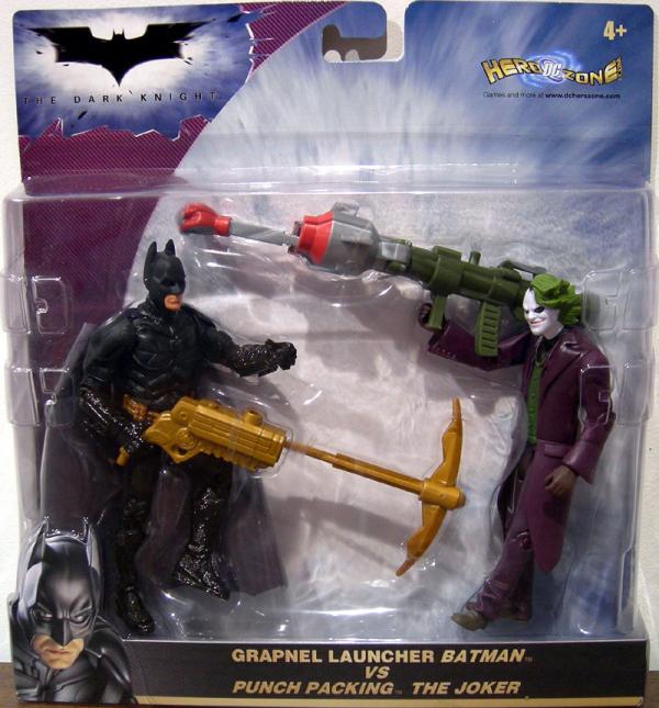 Grapnel Launcher Batman vs. Punch Packing The Joker 2-Pack (The Dark Knight)