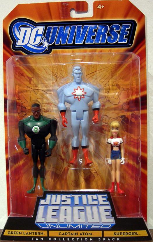 Green Lantern, Captain Atom and Supergirl 3-Pack
