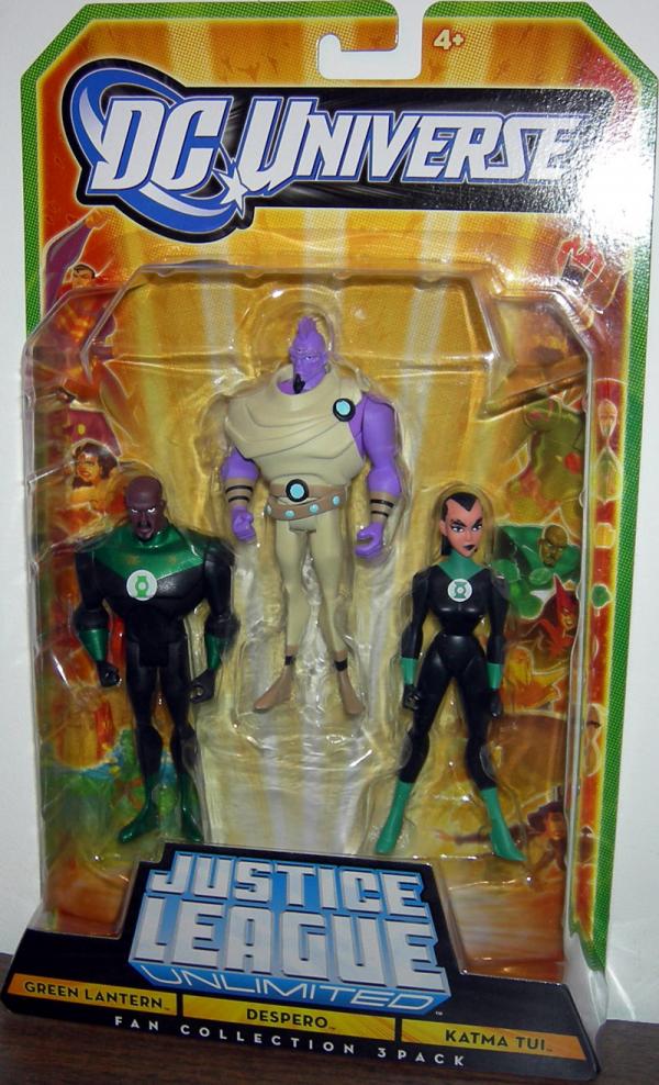 Green Lantern, Despero & Katma Tui (Fan Collection 3 Pack)