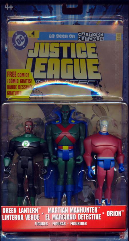 Green Lantern, Martian Manhunter and Orion, Justice League Unlimited