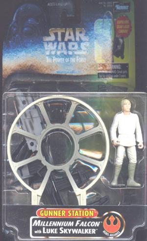 Millennium Falcon with Luke Skywalker