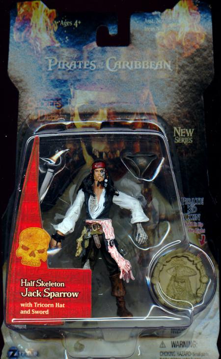 Half Skeleton Jack Sparrow (3 1/2