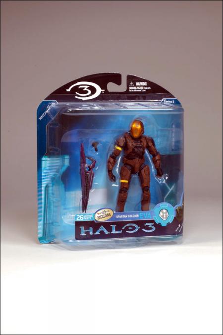 Brown Spartan Soldier EVA (Halo 3, series 2, Toys R Us Exclusive)