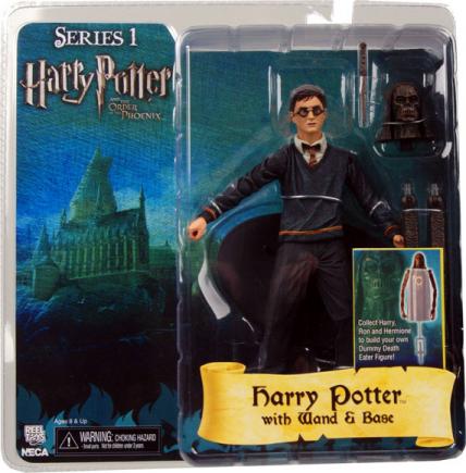 Harry Potter with wand & base (Order of the Phoenix, series 1)