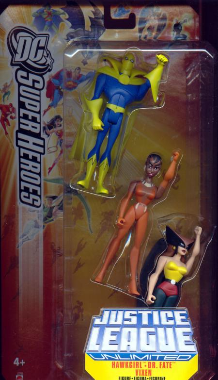 Hawkgirl, Dr. Fate & Vixen 3-Pack (DC SuperHeroes)