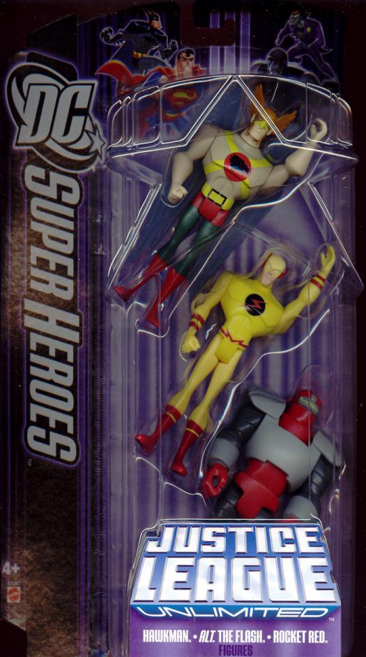 Hawkman, Alt. The Flash & Rocket Red 3-Pack