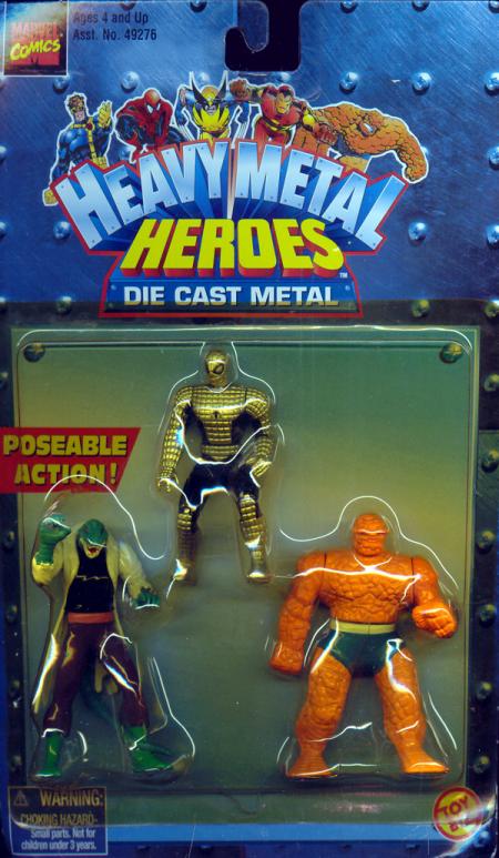 Heavy Metal Heroes 3-Pack (Spider-Armor Spider-Man, The Lizard & The Thing)