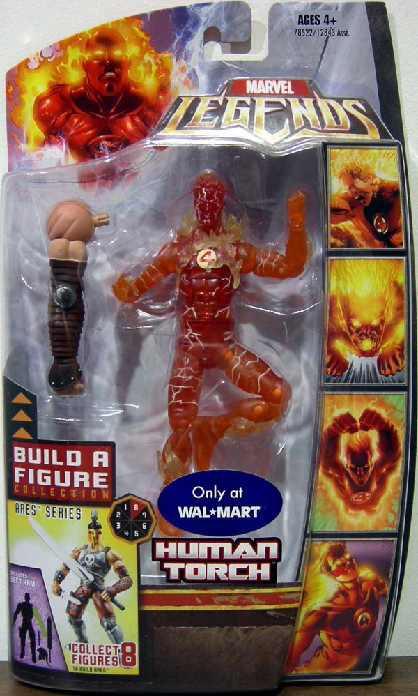Human Torch (Marvel Legends, Ares series, variant)