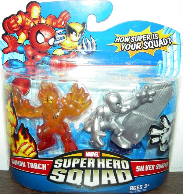 Human Torch & Silver Surfer (Super Hero Squad, 2nd Edition)