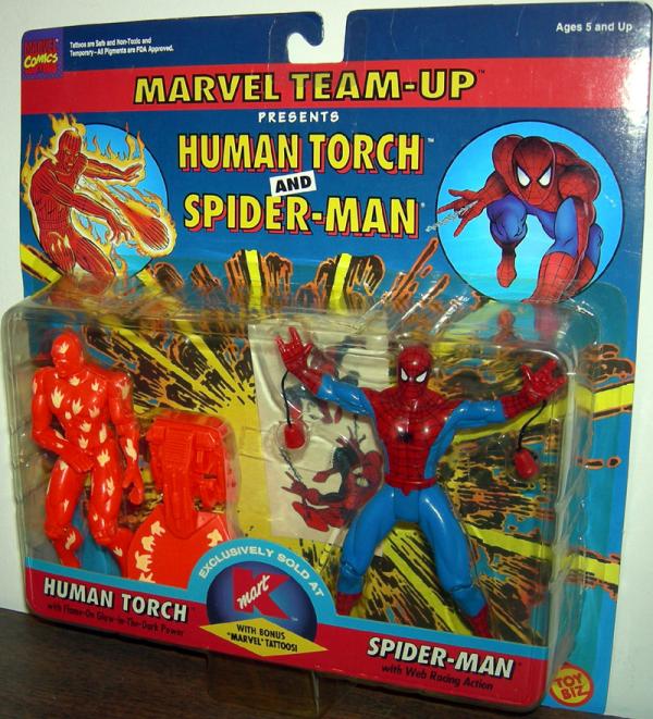 Human Torch and Spider-Man 2-Pack (K-Mart Exclusive)