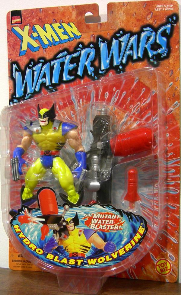 Details about  / Marvel X-Men Water Wars Hydro Blast Wolverine Unmasked ToyBiz Logan New Sealed