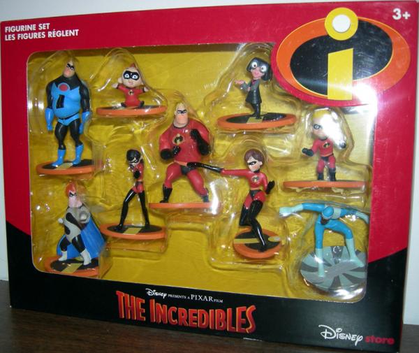 Incredibles Figurine Set (9-Pack)