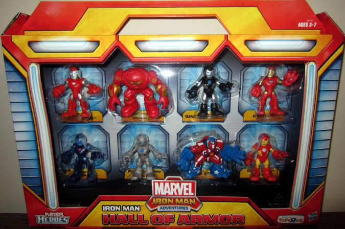 Iron Man Hall Of Armor 8-Pack (Playskool Heroes, Toys R Us Exclusive)