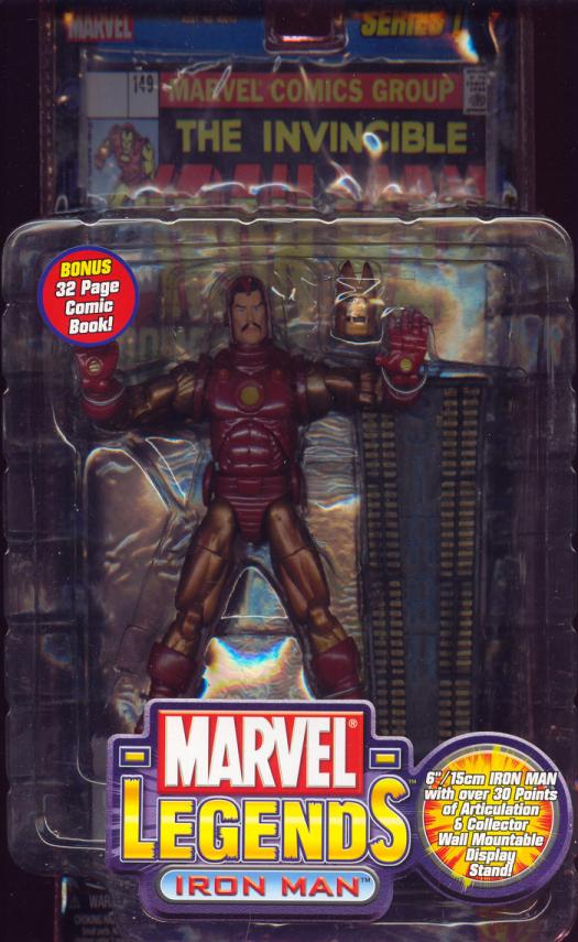 Iron Man (Marvel Legends Series 1, gold variant)