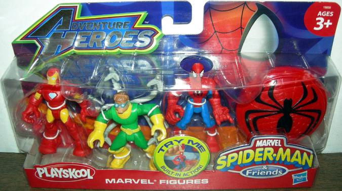 Iron Man, Dr. Octopus & Spider-Man (Playskool Adventure Heroes)