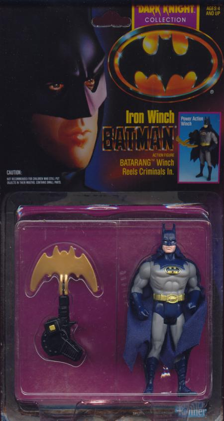 Dark Knight Iron Winch Batman Action Figure Kenner 1990 Vintage A1 for sale online 