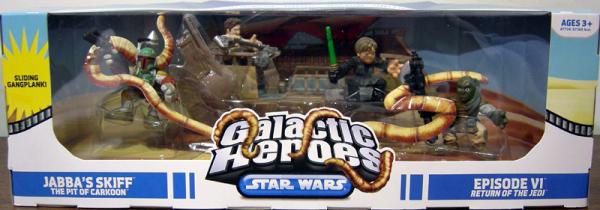 Jabba's Skiff The Pit of Carkoon 4-Pack (Galactic Heroes)