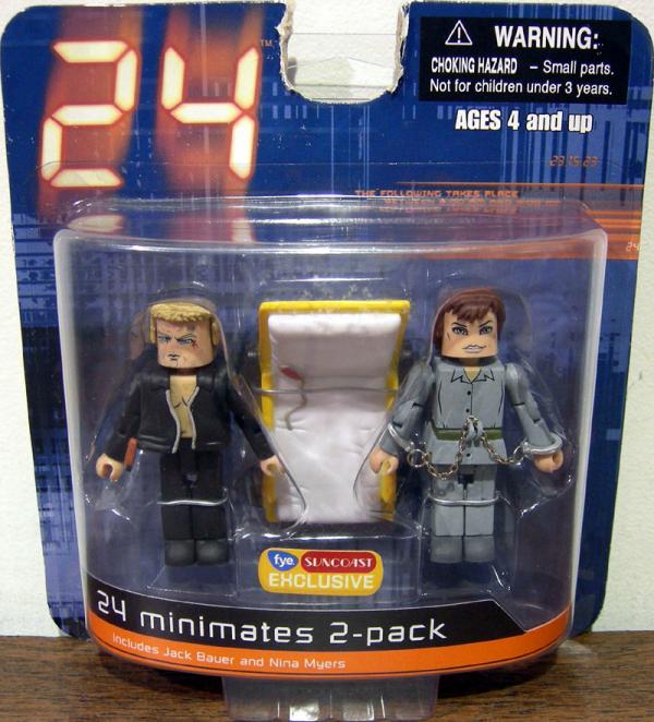 Jack Bauer and Nina Myers Minimates 2-Pack