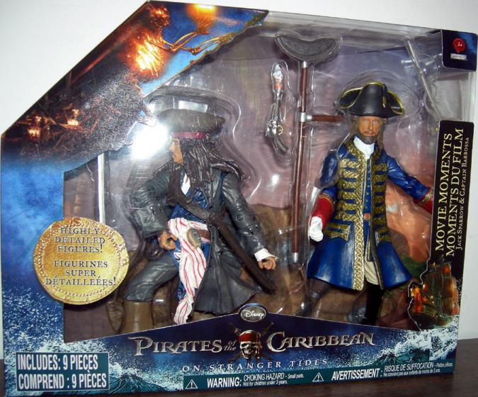 Jack Sparrow & Captain Barbossa 2-Pack (Movie Moments)