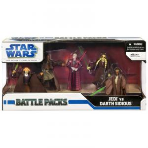 Jedi vs. Darth Sidious 5-Pack Battle Pack (The Legacy Collection)
