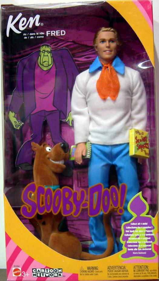 Ken Fred Figure Doll Scooby-Doo Mattel