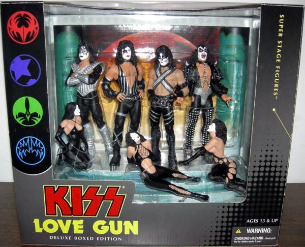 Kiss Love Gun Deluxe Boxed Edition Figures McFarlane Toys
