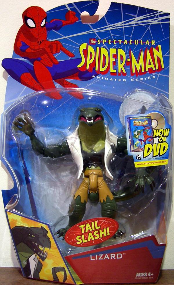 spectacular spider man lizard toy