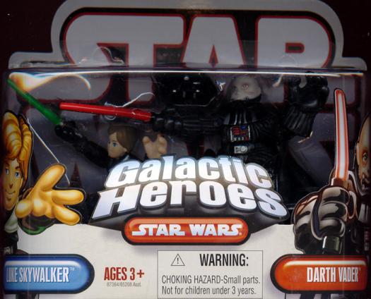 Luke Skywalker & Darth Vader (Galactic Heroes)